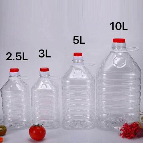 2.5L3L5L油壶油桶黄酒桶透明空瓶子空桶10斤装