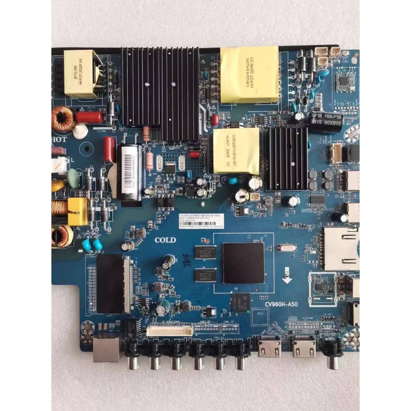全新CV960H-A50 CV638H-B50 CV638H-D50 通用4K四核WiFi智能主板
