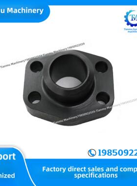 Sae液压对焊法兰高压油泵连接Afsa船用液压阀连接凸台焊接法兰