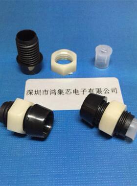 5mm黑色塑料灯座F5F3灯座螺丝固定面板灯套直插LED灯珠发光二极管