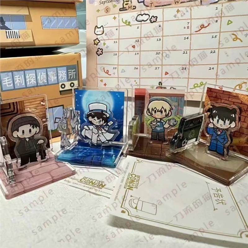 怪盗基德新一安室透场景立牌亚克力创意桌面小摆件