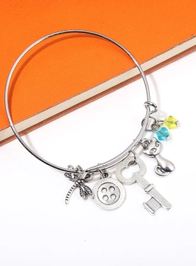 欧美恐怖电影 鬼妈妈手镯 复古猫钥匙配件手饰万圣节礼品