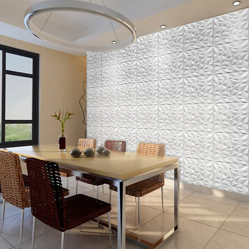 工厂pv三维板防水防潮3d立体墙板立体墙贴电视背景墙wall pel