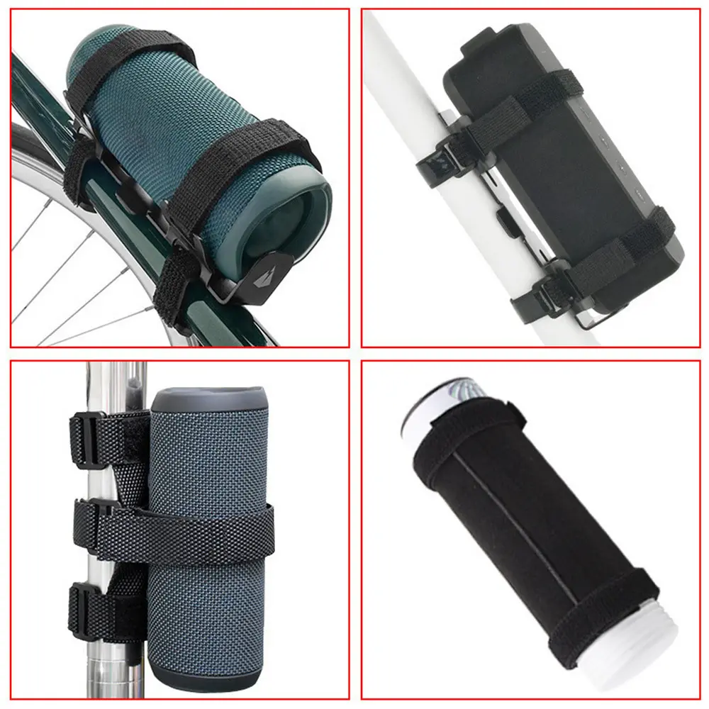 户外骑行多功能魔术贴绑带山地自行车音箱固定带水壶绑带