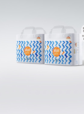 [老客]碧芭宝贝bibabebe盛夏PRO拉拉裤透气尿不湿婴儿纸尿裤2包装