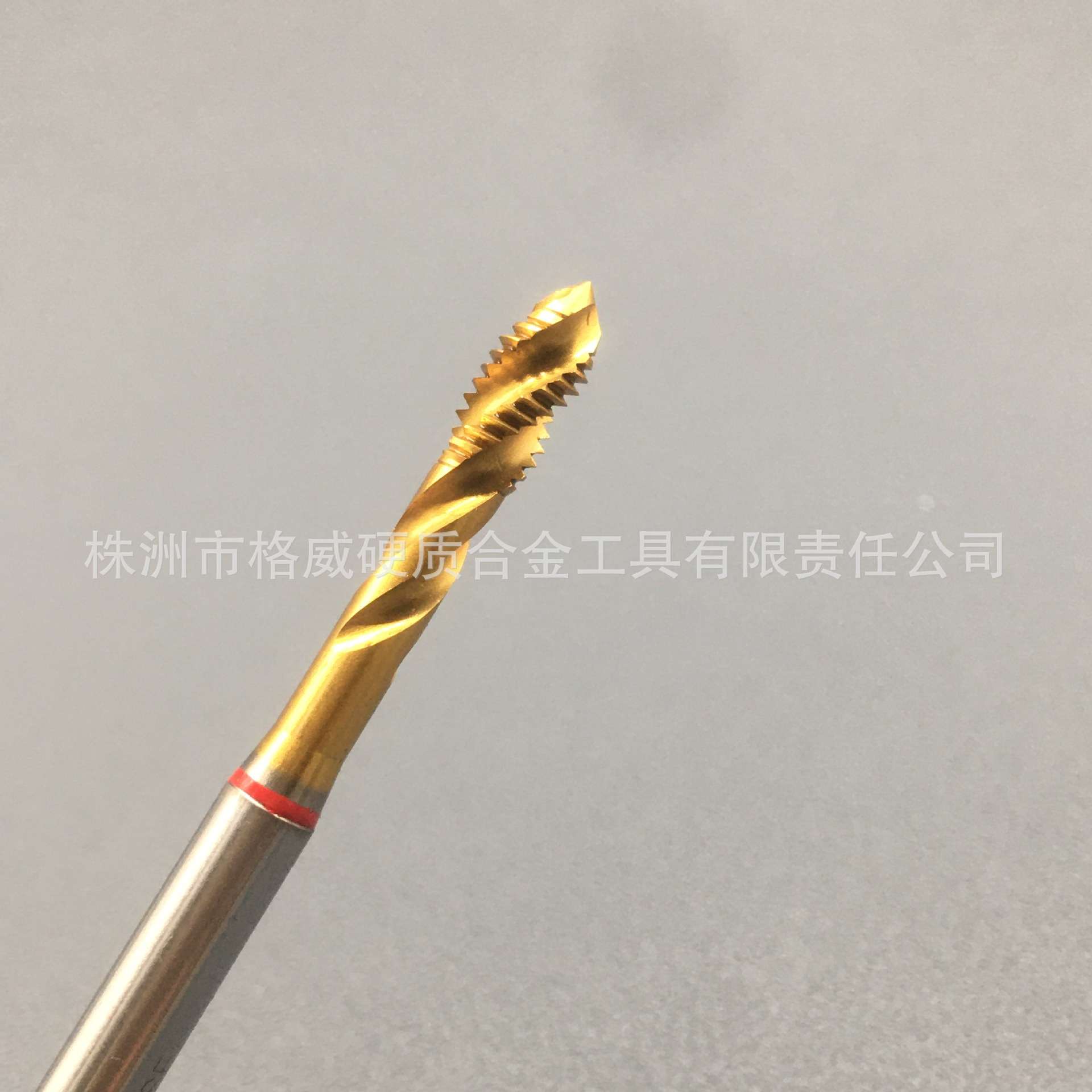 含钴高速钢德标镀钛TIN螺旋机用丝攻丝锥盲孔加工钢件铸铁M6*1.0