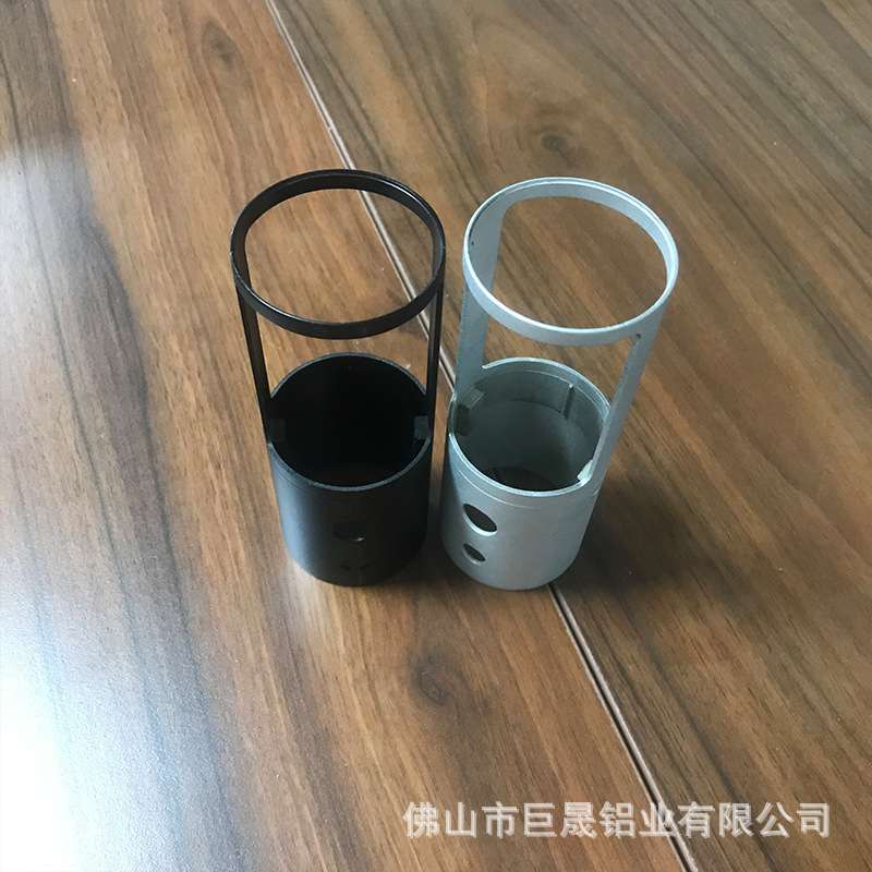 金属加工材圆柱铝外壳 铝合金话筒型材壳体加工 精美话筒铝外壳