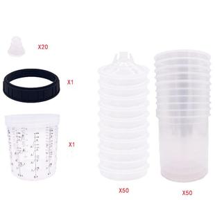 油漆喷枪免洗喷壶套装 一次性免洗壶塑料喷漆杯喷枪壶600ml免洗带