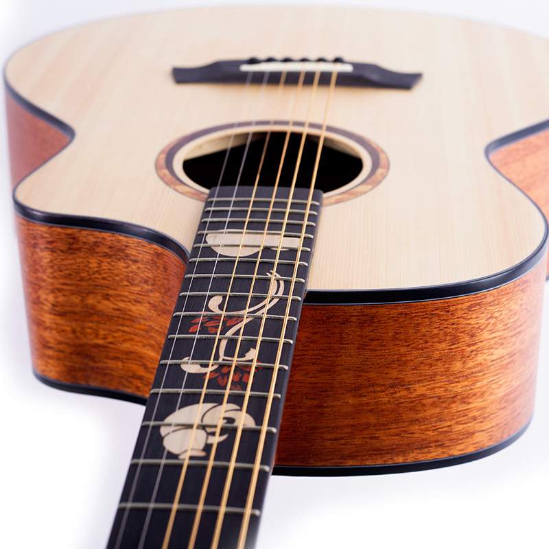 云杉单板吉他41寸 初学者学生民谣吉他guitar面单乐器JF桶木吉他