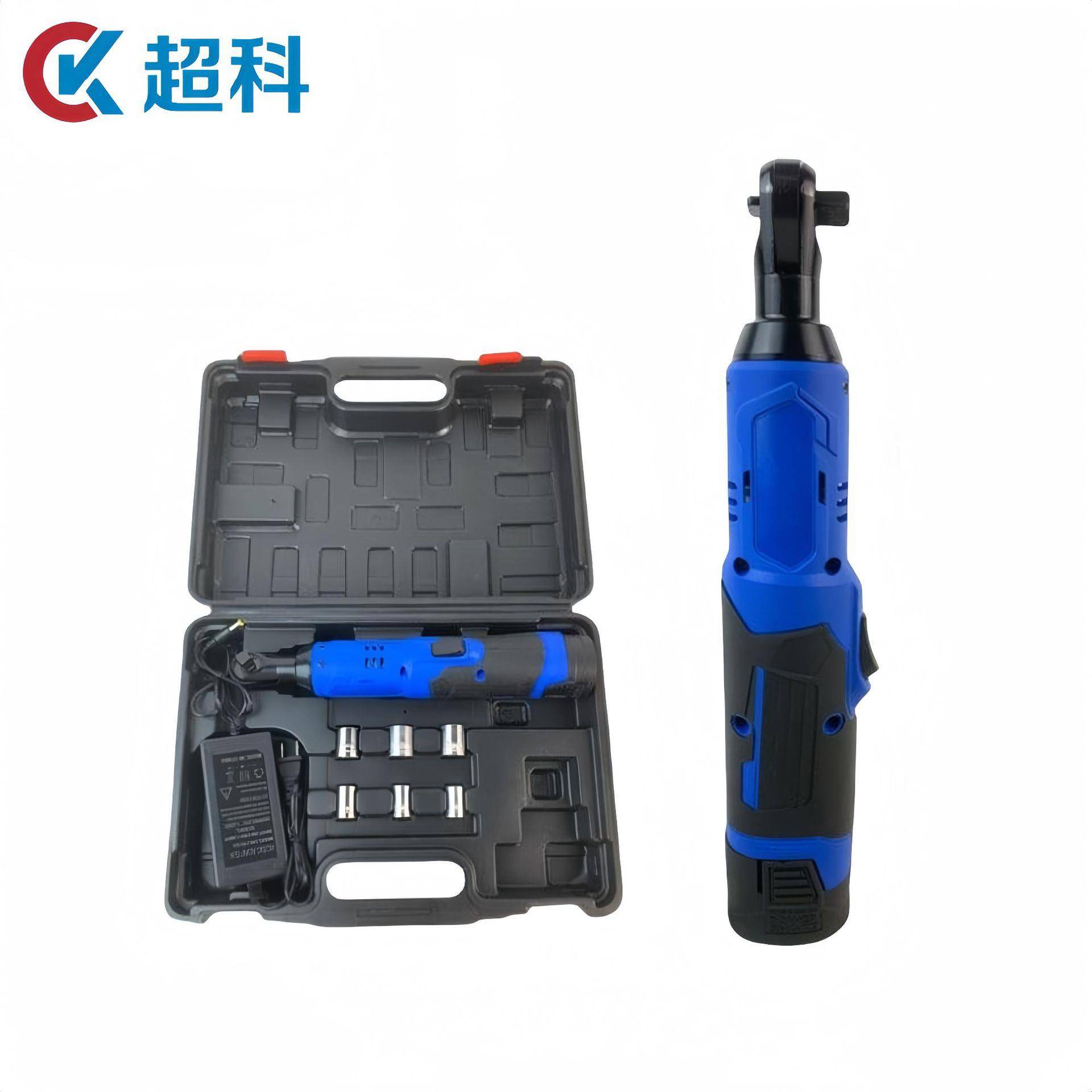 大扭力90角向电动棘轮扳手充电式扳手舞台桁架单手锂电棘轮扳手