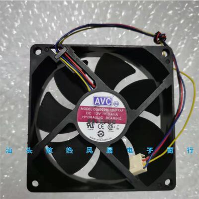 议价原装AVCDS09225R12H12V0.41A90259CM4线温控CPU电脑风扇
