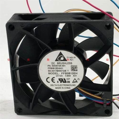 议价台达80258CM12V0.80A四线PWM温控大风量服务器风扇FFB0812EH