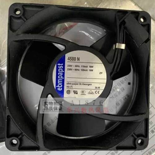 议价4580N全新原装德国ebmpapst风机12CM230V18W3叶变频器散热风