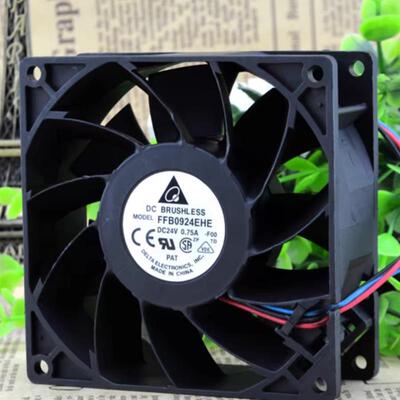 议价原装台达FFB0924EHE24V0.75A90389CMABB变频器风扇