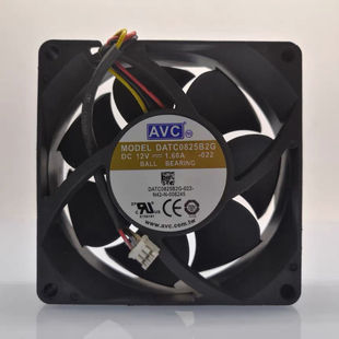 议价AVC DATC0825B2G 12V 1.60A 8cm 8025暴力大风量机箱电源散热
