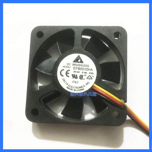 议价原装台达5010EFB0512HA12V0.15A5CM双滚珠CPU风扇测速风扇