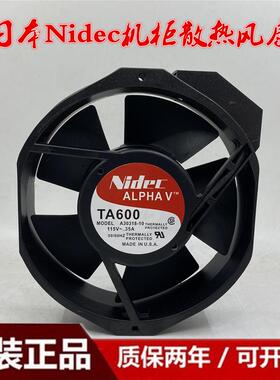 议价原装日本NidecTA600A30318-10AC115V0.35A机柜散热风扇17238