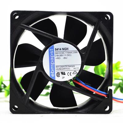 议价全新ebmpapst轴流风机8414NGH802524V2.8W高端仪器仪表风扇