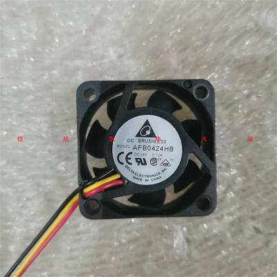 议价原装台达DELTAAFB0424HB401524V0.12A变频器直流散热风扇4cm