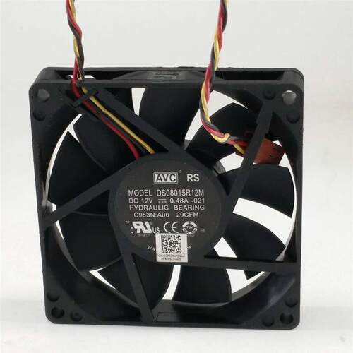 议价AVC80158CM12V0.48A液压机箱散热风扇DS08015R12M80*80*15MM