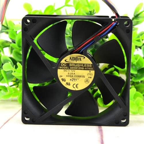 议价ADDA12V0.25A9225AD0912HB-A76GL电脑机箱主板9厘米风扇