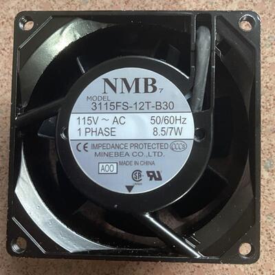 议价NMB美蓓亚3115FS-12T-B3080388cm/厘米115V7W变频器散热风扇