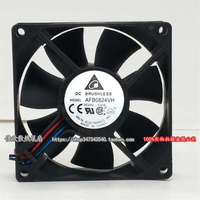 议价全新台达AFB0824VH80258CMDC24V0.21A变频器散热风机风扇