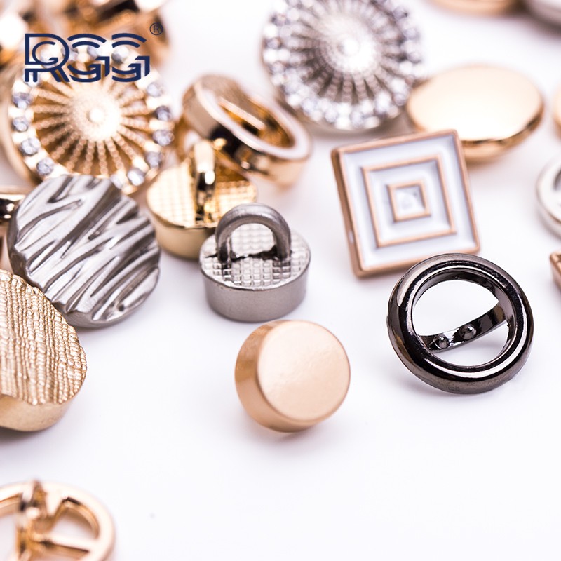 新款金属衬衫纽扣男女时尚上衣雪纺旗袍连衣裙晚礼服衬衣扣子百搭