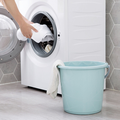 塑料手提水桶家用加厚大号桶洗拖把桶洗澡塑料桶储水小圆桶洗衣桶