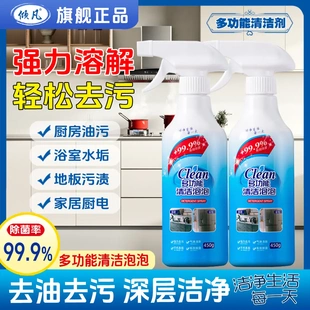 大扫除 多功能清洁剂多效合一厨房去油污清洁剂玻璃水垢去污