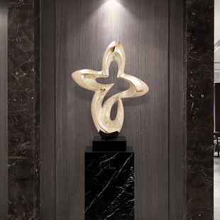 雕塑抽象摆件房间装 饰品玄关家居摆设家居饰品酒店客厅工艺品摆件