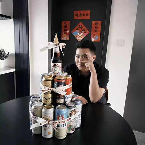哄老公的小把戏啤酒蛋糕DIY+装饰