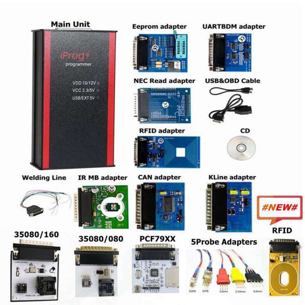 Iprog+ Key Programmer Support IMMO with ECU编程器11