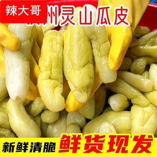 广西灵山特产咸菜瓜皮酸脆爽开胃钦州浦北博白武利黄瓜皮真空包