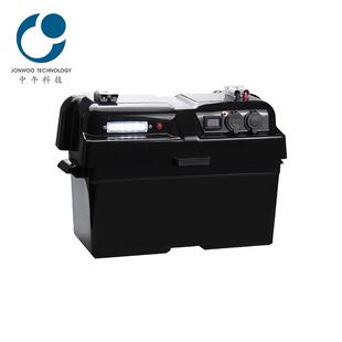 汽车房车露营户外太阳能动力防水电池盒12V24V蓄电池箱电瓶盒