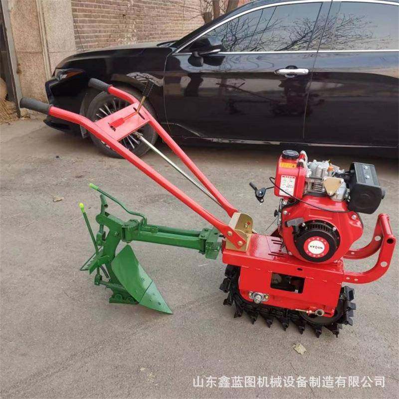 单链轨果园松土微耕机风冷柴油履带犁田机东北黑开荒扣瓣开沟机,农机/农具/农膜,耕种机械/微耕机/开沟机,淘宝优惠券,粉丝福利购,淘宝优惠卷