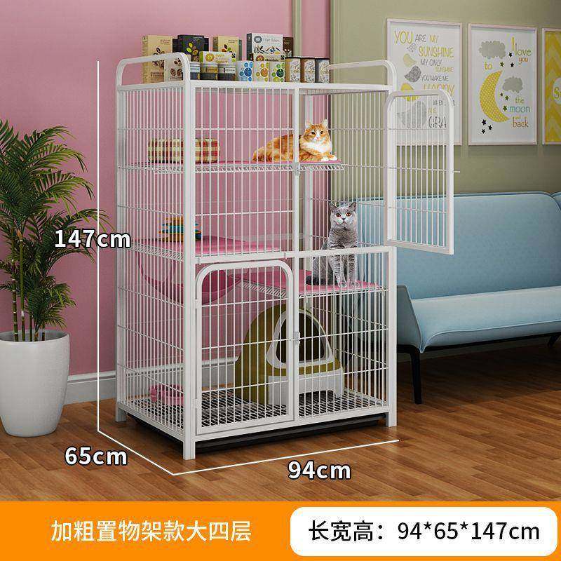 猫笼子多层别墅超大猫舍猫屋猫笼子两层家用工厂直发