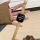 百搭高级感 Watch女轻奢感腕带Series10 适用苹果iWatch真皮基础款 KLKL 亮面竹节纹路表带 Apple Ultra