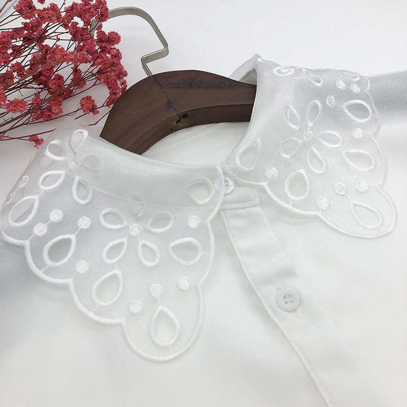 新品上市绣花假领子女装百搭服饰本厂可以来样订各种假领子半身衣