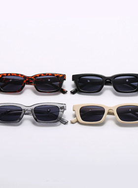 jennie同款太阳镜 韩版小框偏光墨镜 防紫外线太阳镜1996