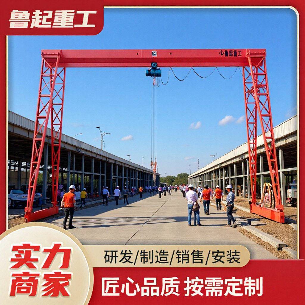 龙门吊10吨室外大型起重设备门式起重机MH电动遥控龙门吊起重机