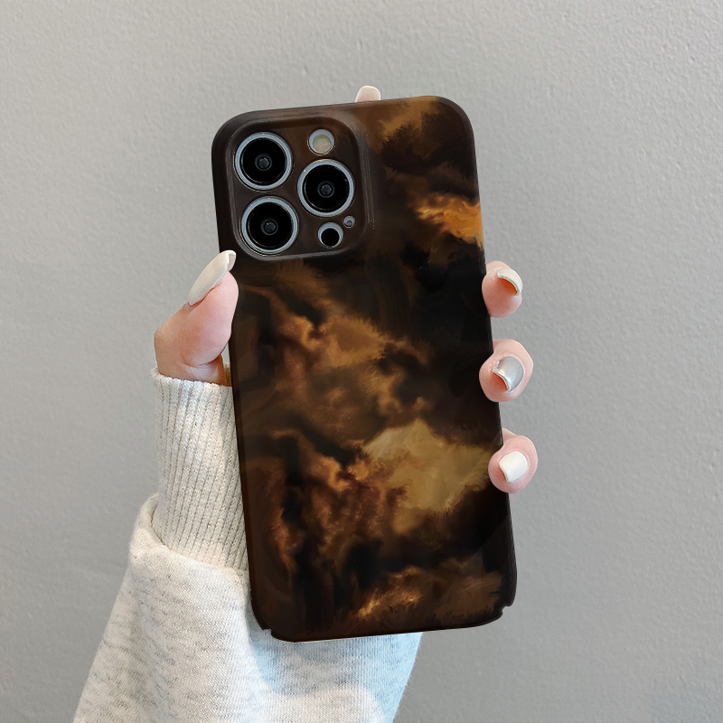 复古豹纹晕染适用iPhone17手机壳苹果17promax女16硅胶15菲林14全包13新款12外壳11高级感小众plus网红爆款pm