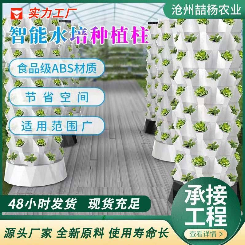 无土栽培设备 菠萝塔气雾栽培模式 立柱栽培种植系统 草莓大棚