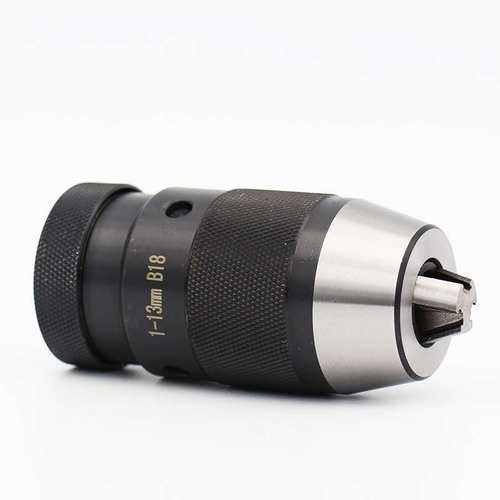 三爪夹头钻孔莫氏锥柄R8柄APU自紧钻夹头 中型铣床台钻自锁钻夹头