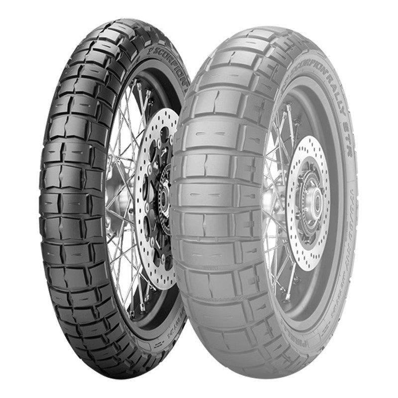 倍耐力蝎子STR全地形摩托车轮胎龟背拉力胎50%山路17 18 19 120