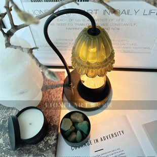 如是融蜡灯中古铃兰氛围灯明暗时长可调床头台灯小夜灯礼物礼品