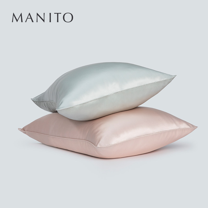 MANITO/曼尼陀玻尿酸蚕丝枕套真丝枕头桑蚕丝床品
