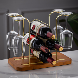红酒架子杯架挂酒架倒挂摆件壁挂轻奢家用装饰品展示架高教杯架
