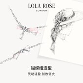 Lola 生日礼物 小众时尚 Rose罗拉玫瑰缎带项链女款 锁骨链爆款