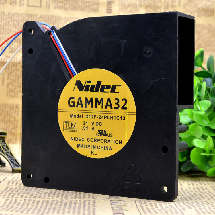 原装正品NIDEC D12F-24PLH1C13 24V DC 0.91A 12032变频涡轮风扇